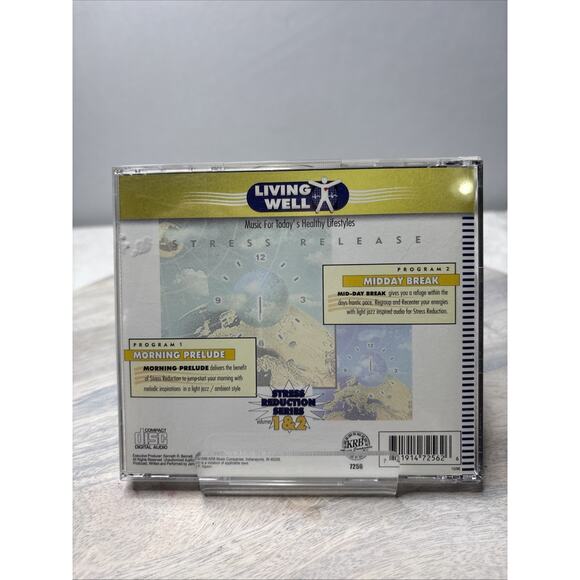 Living Well – Morning Prelude / Mid-Day Break (2×CD, 2004, Brain Induction Music - Picture 2 of 5